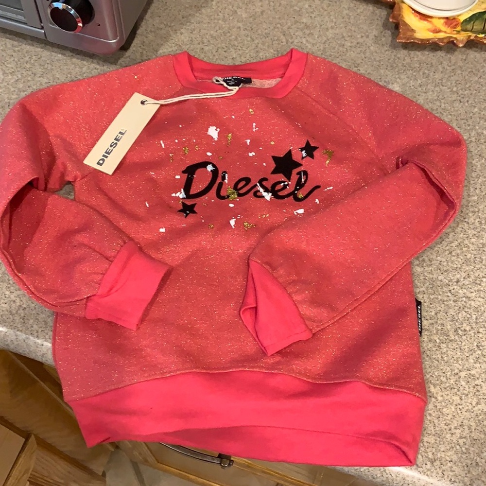 Diesel Pink Sweatshirt